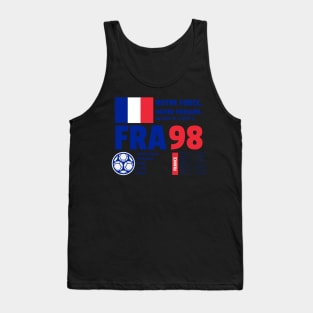 THEMES DESIGN SOCCER TEAM WORLD CHAMPION FRA Tank Top